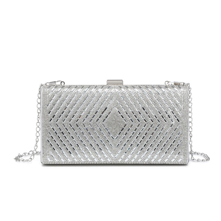 Single Side Diamante Clutch Bag