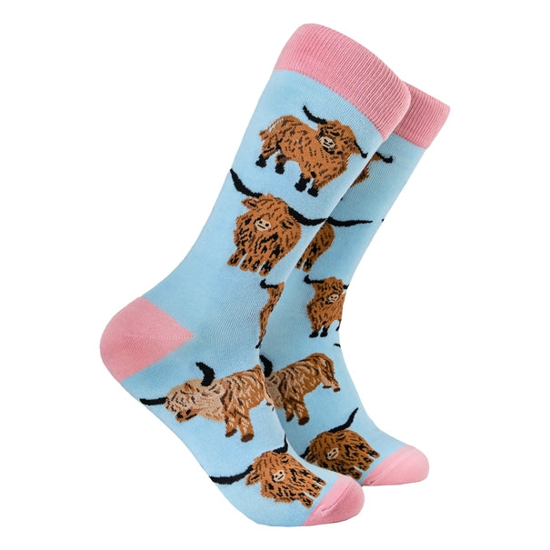 Highland Cow Socks- Och Aye the Moo!