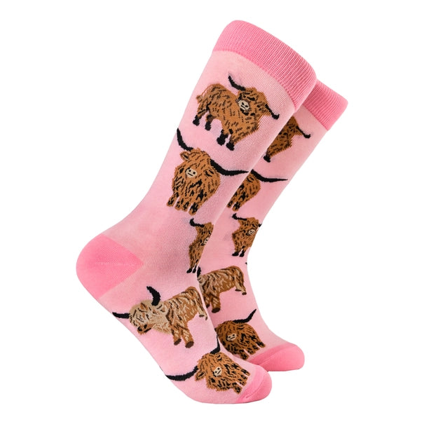 Highland Cow Socks- Och Aye the Moo!
