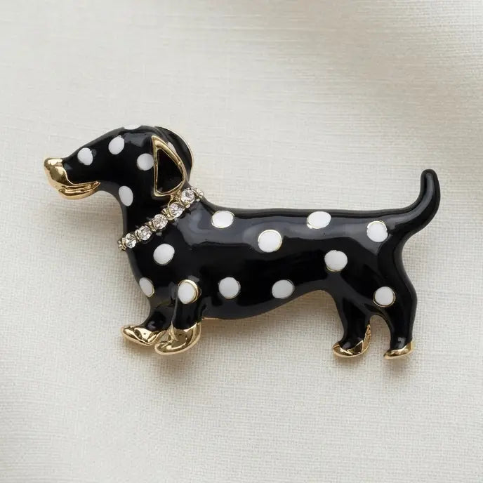 Sparkle Dog Brooch