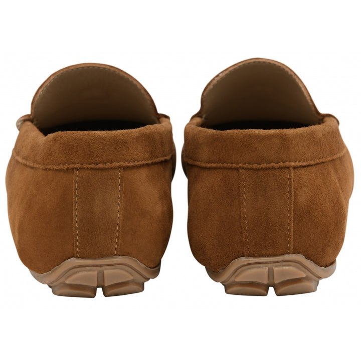Tan Suede Bute Loafers | Ravel