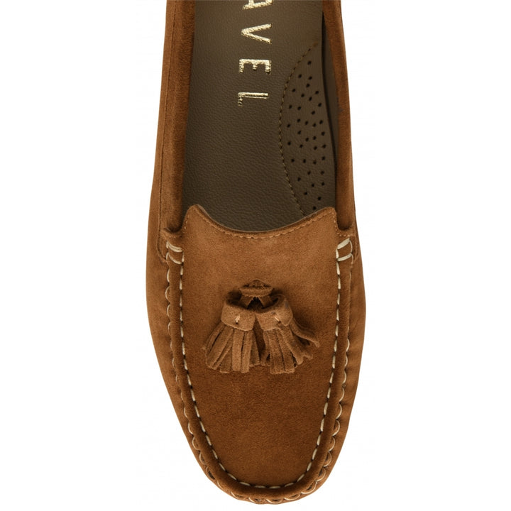 Tan Suede Bute Loafers | Ravel