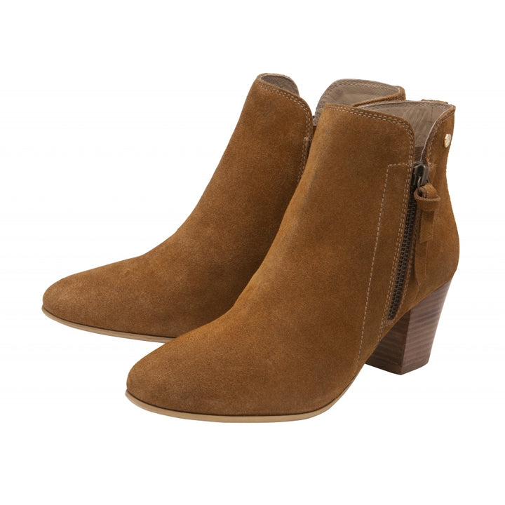Tan Suede Tulli Ankle Boots | Ravel