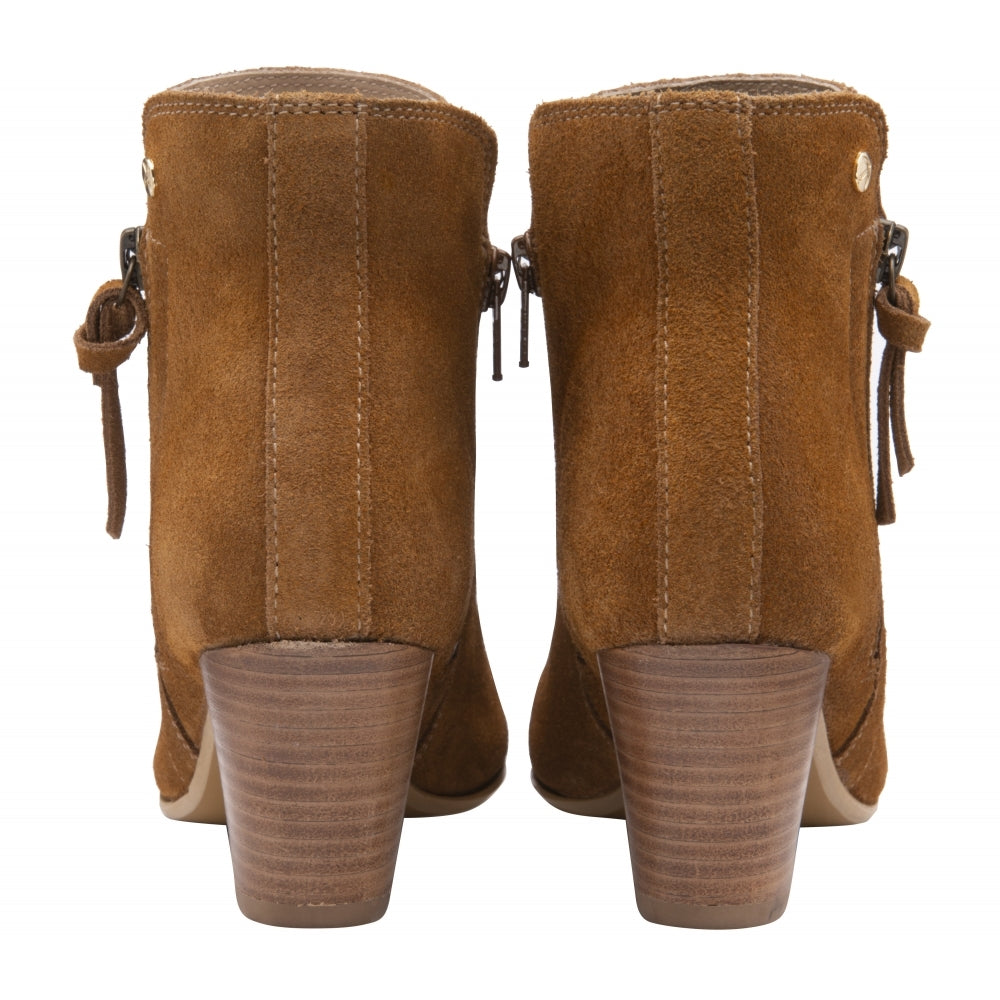 Tan Suede Tulli Ankle Boots | Ravel