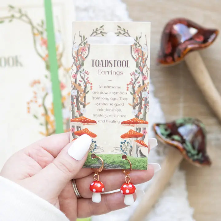 Toadstool Dangle Earings