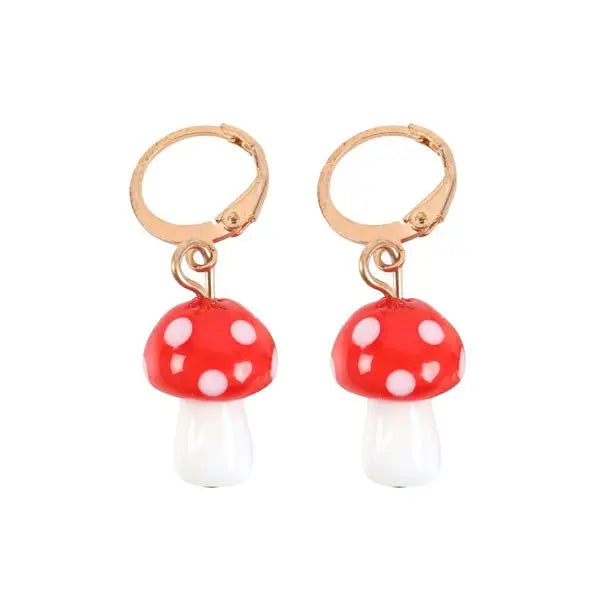Toadstool Dangle Earings
