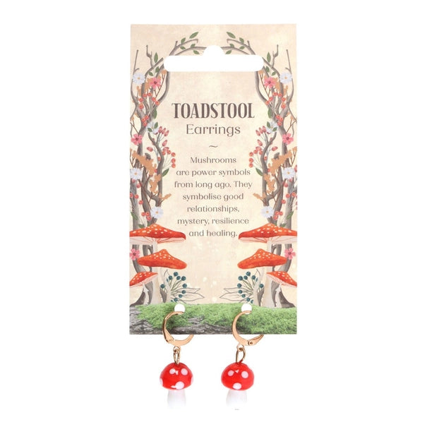 Toadstool Dangle Earings