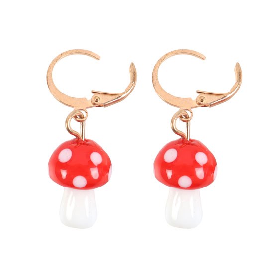 Toadstool Dangle Earings