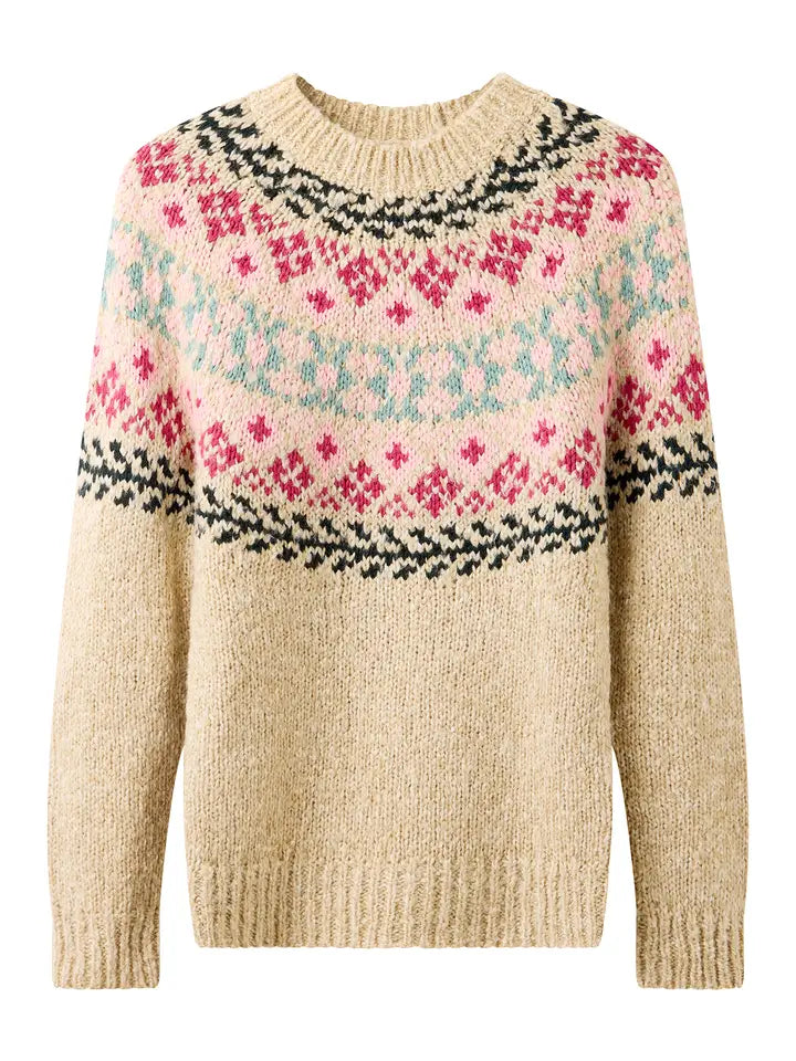 Trinnie Floral Fairisle Jumper
