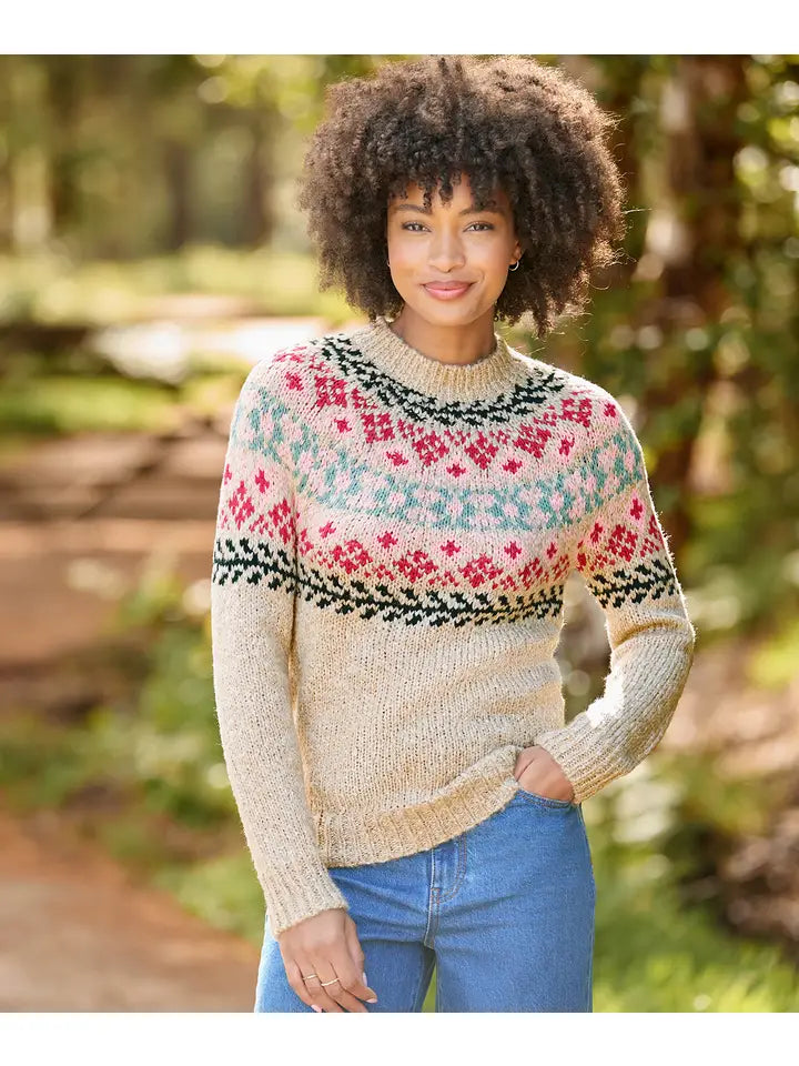 Trinnie Floral Fairisle Jumper